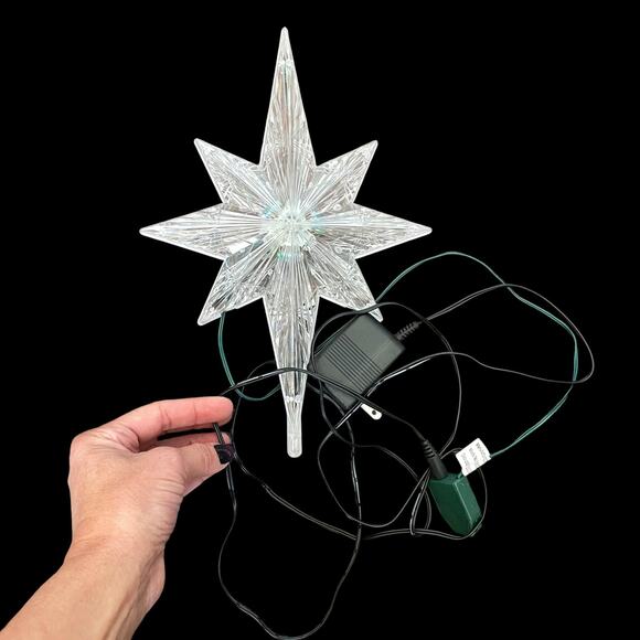 LED Bethlehem Star Tree Topper Ornament Color Changing Christmas Lights Accent - Picture 4 of 16